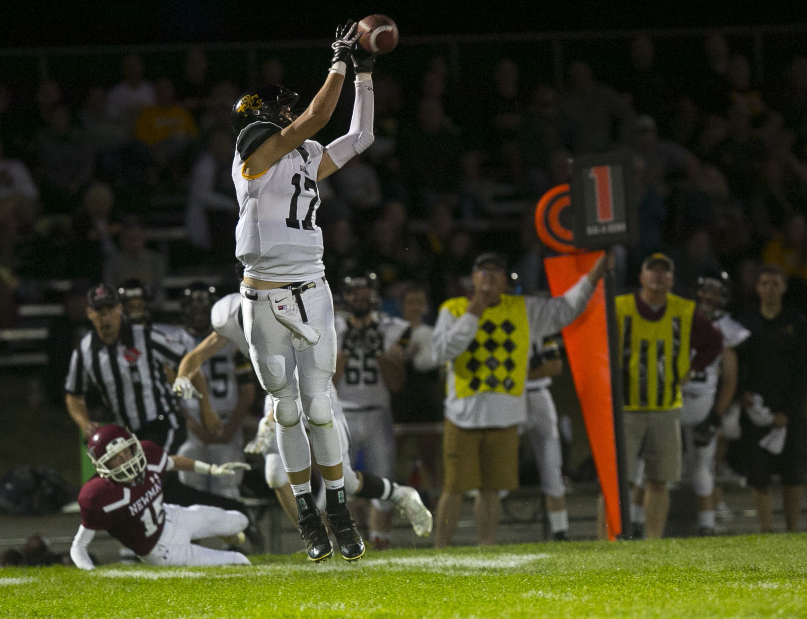 FBall Newman vs. Bishop Garrigan 20
